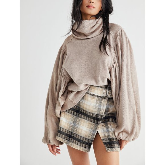Free People Sweaters - NWT Free People Cloud Control Pullover / Mushroom